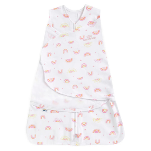 Sunshine Rainbows Cotton Newborn Swaddle 1.5 | HALO