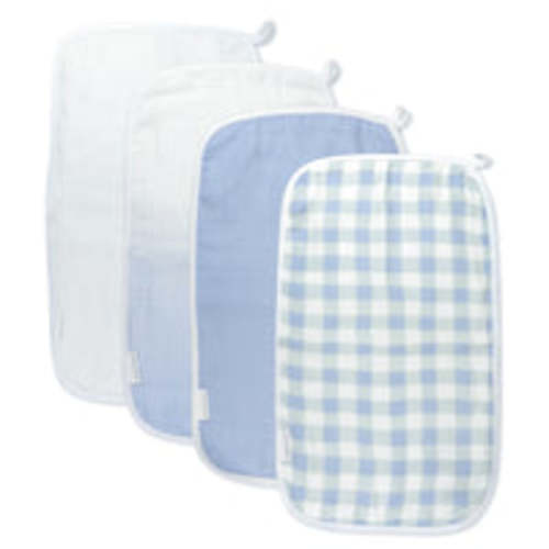 4-Pack Organic Cotton Multi-layer Woven Burp Cloths | Honest Baby Clothing