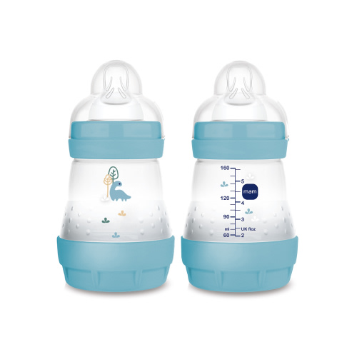 MAM Easy Start Anti-Colic Matte Bottle 5 oz, 2 pack Sage