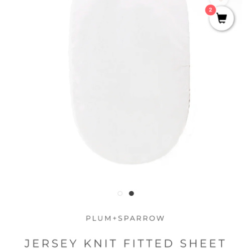 Jersey Knit Fitted Sheet