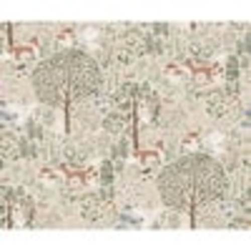 RoomMates Clara Jean Folklore Forest Neutral Vinyl Peel and Stick Matte Wallpaper 30.75 sq. ft. RMK12591PLW