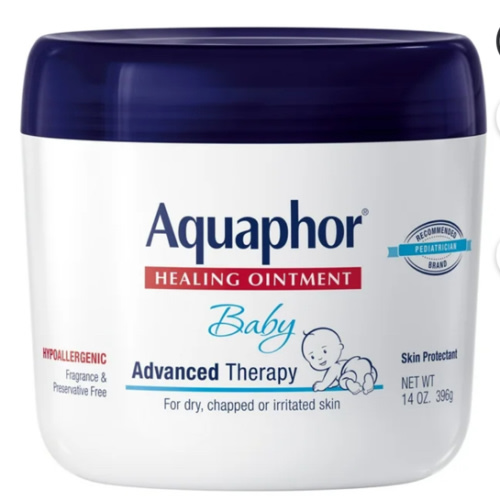 Aquaphor Baby Healing Ointment Advanced Therapy Skin Protectant for Chapped or Dry Skin, Drool Rash and Diaper Rash Ointment, 14 Oz Jar