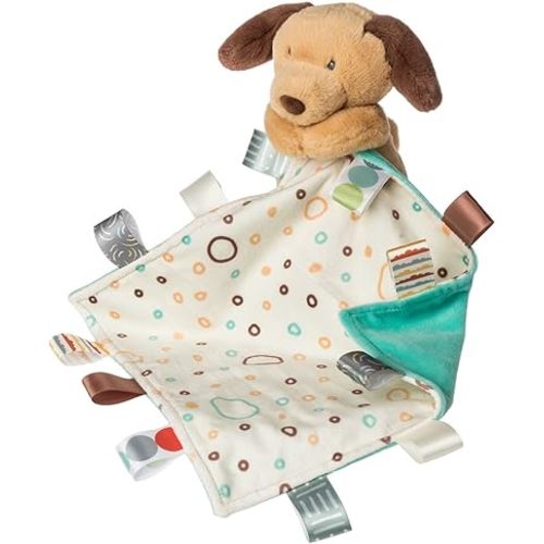 Taggies Cuddlebud Lovey Security Blanket, 9 x 9-inches, Puppy