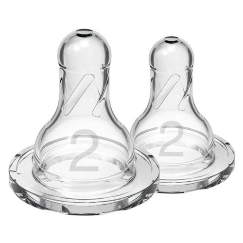 Dr. Browns Standard Bottle with Level 2 Nipple (2 Pack)