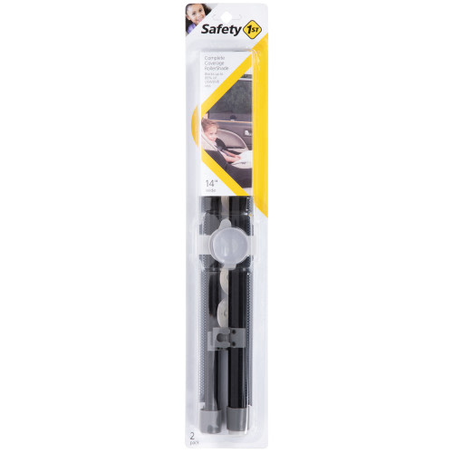 Safety 1ˢᵗ Complete Coverage RollerShade (1pk), Black