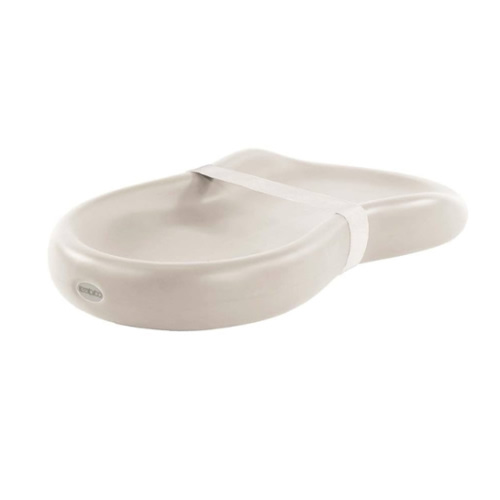 Keekaroo Peanut Changer Baby Vanilla– The Original Made in USA Easy-to-Clean Changing pad and The only Shell Over Foam, Fully Water Repellant