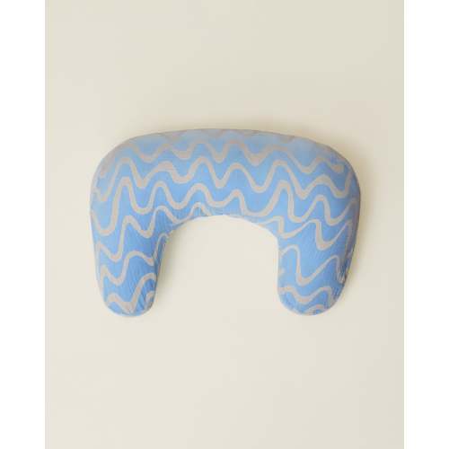 Organic Cotton Muslin Modern Boppy Nursing Pillow Cover | Sage Stripe - Storq by Kindred Bravely