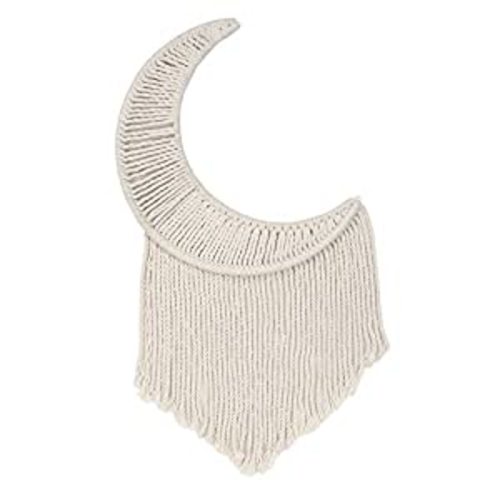 Amazon.com : Lambs & Ivy Signature Macrame Moon Beige Wall Decor/Wall Hanging : Baby