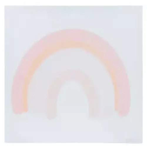 Blush Rainbow Canvas Wall Decor