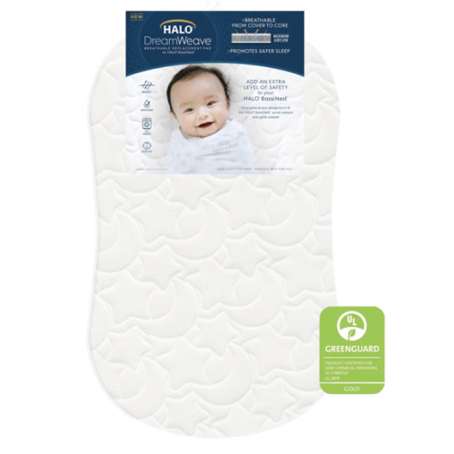DreamWeave Breathable BassiNest Mattress Pad | HALO