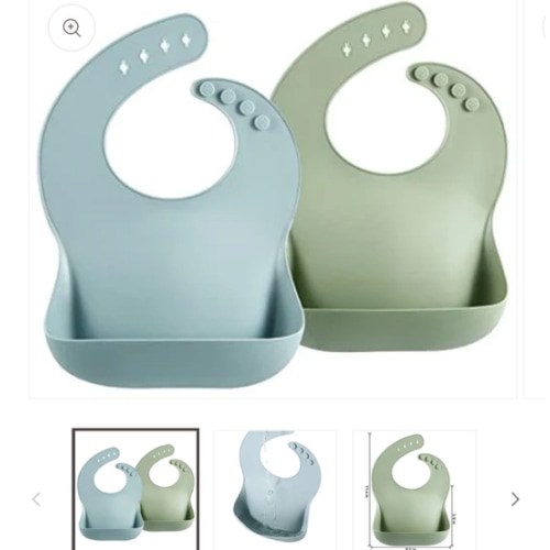 Silicone Bibs (2 pack) – PandaEar
