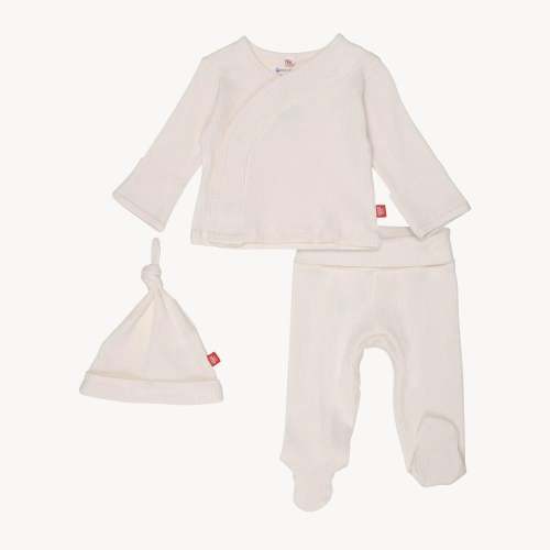 whipped cream ribbed cotton magnetic take me home kimono set – Magnetic Me