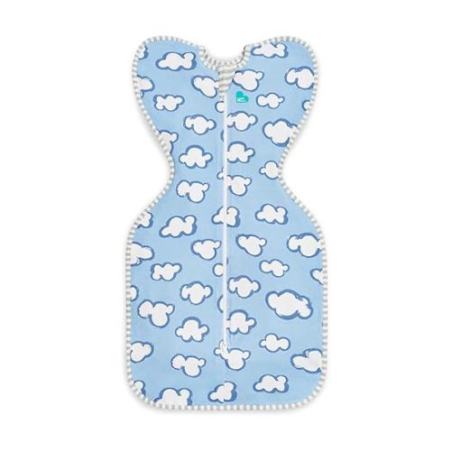Love to Dream Swaddle UP, Baby Sleep Sack, Self-Soothing Swaddles for Newborns, Get Longer Sleep, Snug Fit Helps Calm Startle Reflex, New Born Essentials for Baby, 1.0 TOG, 13-19 lbs, Daydream Blue