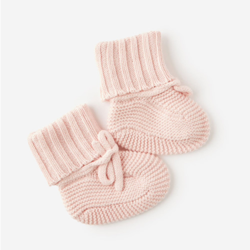 Organic Knit Booties || Cotton On Kids