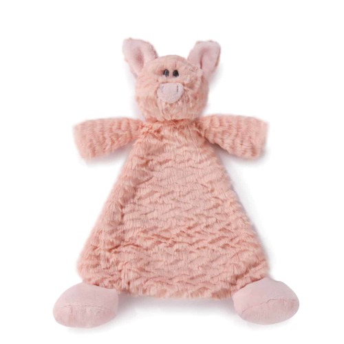 Pudder Pig Rattle Blankie