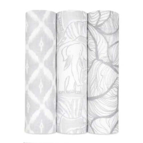 Boutique Silky Soft Muslin Swaddles 3 Pack | aden + anais