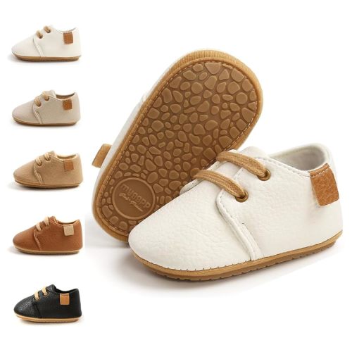 Meckior Baby Booties Newborn Infant Unisex Baby Girls Boys Velvet Rubber Anit-Slip Sole Shoes Toddler Fleece Cozy Winter Warm Prewalker Boots