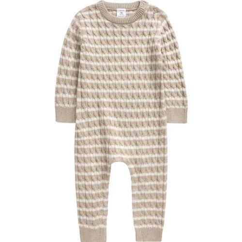 Cable Sweater Romper, 6M