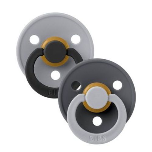 Bibs Fusion Cloud Iron Mix Size 1 Pacifiers 0-6m - 2pk