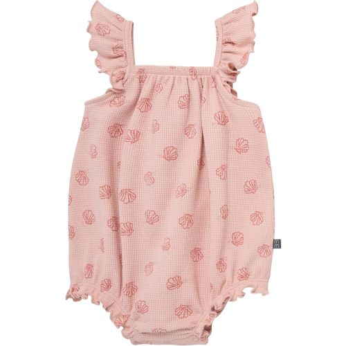 Modern Moments by Gerber baby-girls Mini Flutter Sleeve Bubble Romper