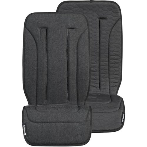 UPPAbaby Reversible Seat Liner/Water-Resistant and Comfortable/Easy Stroller Attachment/Reed (Charcoal Denim/Cozy Knit)