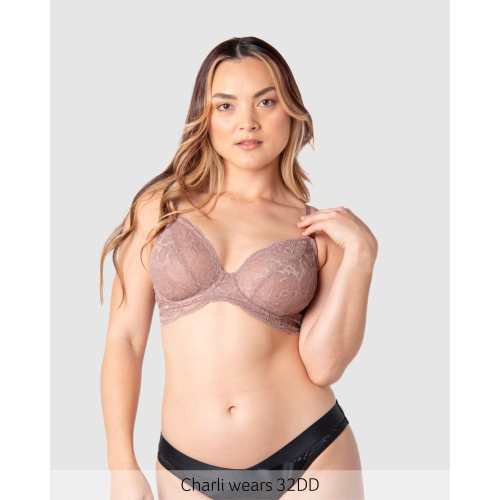 Heroine Plunge Nursing Bra - Mocha