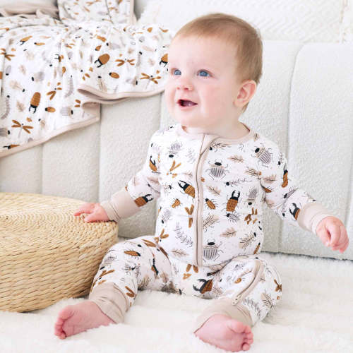 Snuggle Bug Convertible Zip Romper