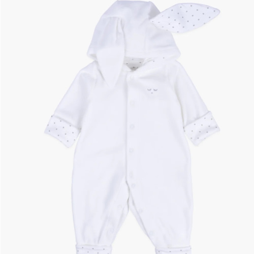 Bunny Overall | White