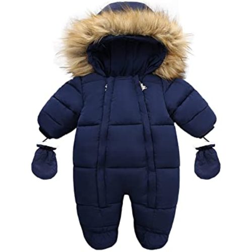 Baby Girl Winter Snowsuit Toddler Jacket Clothes For Boy Infant Jumpsuit Hoodied