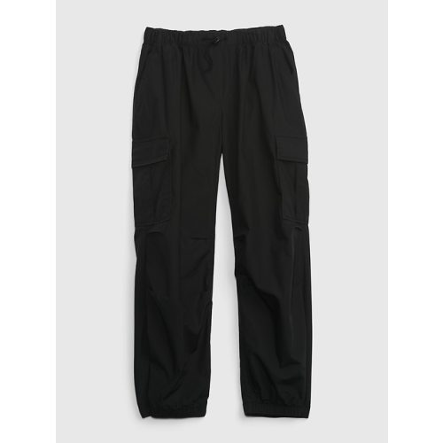 Kids Pull-On Cargo Parachute Pants in moonless night, size: XXL (14/16)