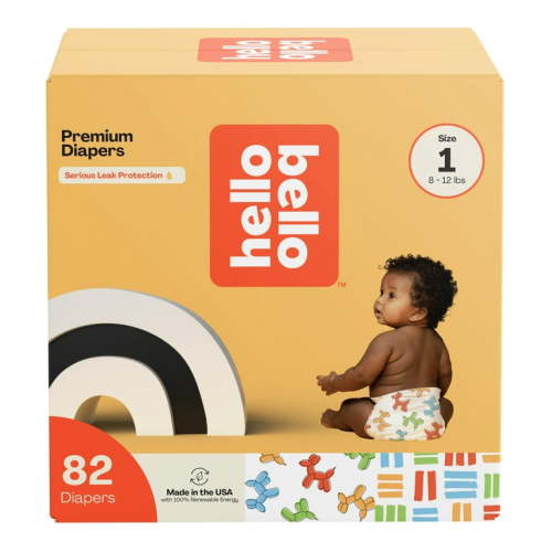 Hello Bello Premium Baby Diapers, Infant Size 1, 82 Count (Select for More Options)