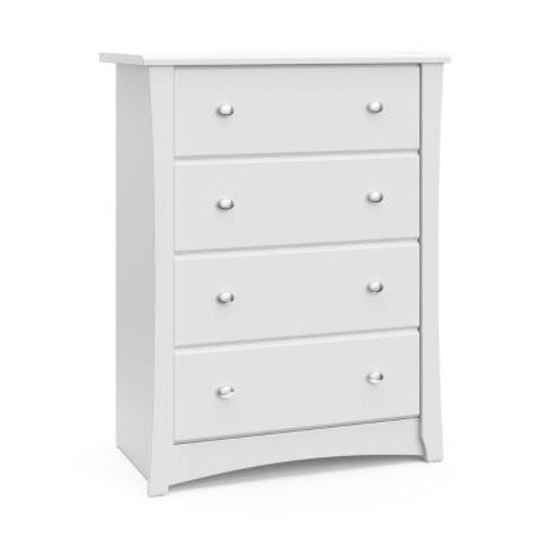 Storkcraft Crescent 4-drawer Dresser - White