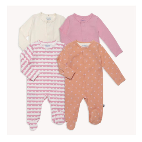 pink parade cloudstretch™ magnetic footies | 4 set – Magnetic Me