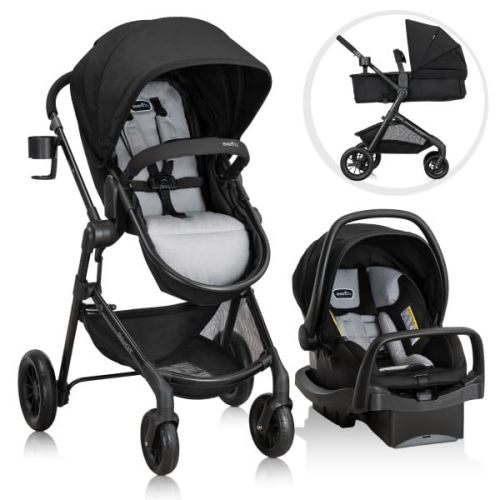 Pivot Modular Travel System with LiteMax Infant Car Seat (Oxford Black)