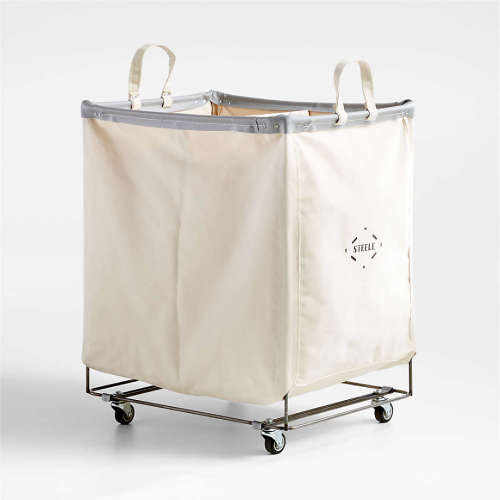 Steele ® Canvas 5-Bushel Double Vertical Rolling Laundry Hamper