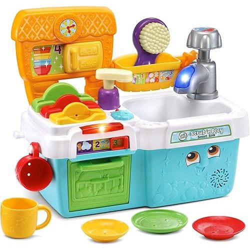 LeapFrog Scrub 'n Play Smart Sink, Multicolor