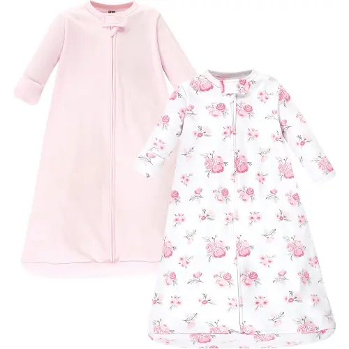 Hudson Baby BabyCotton Long-Sleeve Wearable Sleeping Bag, Sack, Blanket