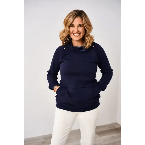 Latched Mama Harbor Snap Nursing Pullover