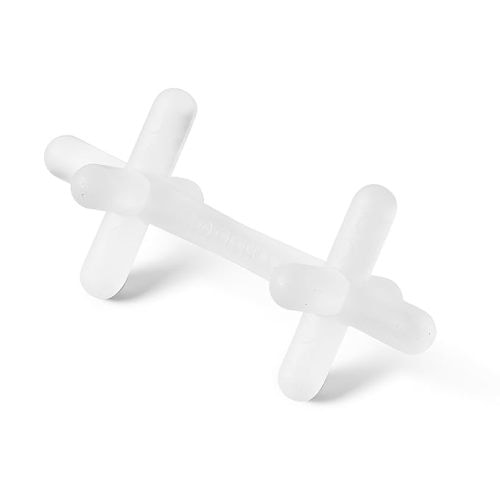 Silicone Baby Teething Toys - Baby teether for Infants, Toddlers, Newborns, CPSIA Certified, FDA Formulated Material - Clear