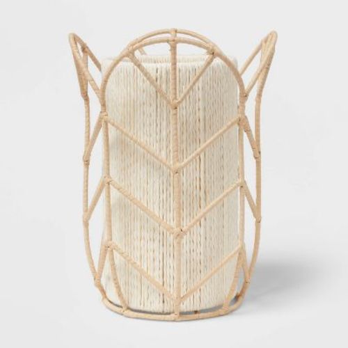 Rattan Tulip Cylinder Bedside Kids' Lamp (light Bulbs Not Included) - Pillowfort™: Nightlight For Kids, 60w Max, E26 Base