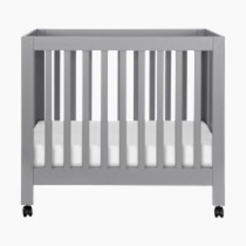 babyletto Origami Mini Crib - Grey