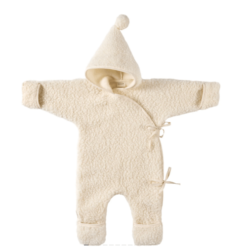 MERINO WOOL SNUGGLESUIT BABY ROMPER – BINIBAMBA