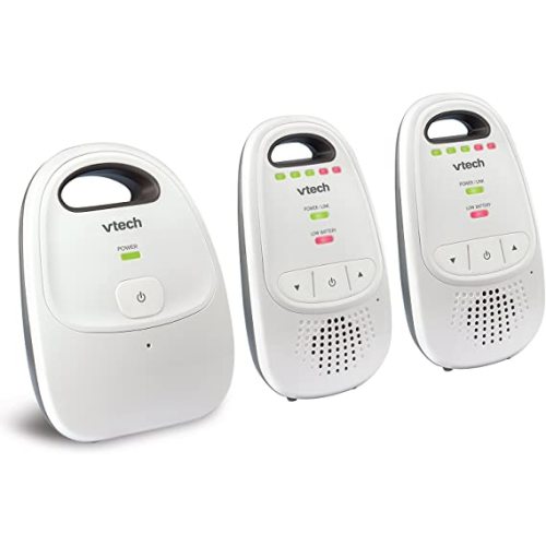 VTech Upgraded Baby Monitor with Rechargeable Battery, Long Range, Crystal-Clear Sound, and Alerts
