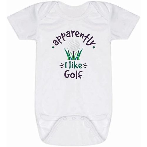 ChalkTalkSPORTS Golf Baby & Infant One Piece | Golf Theme Bodysuits