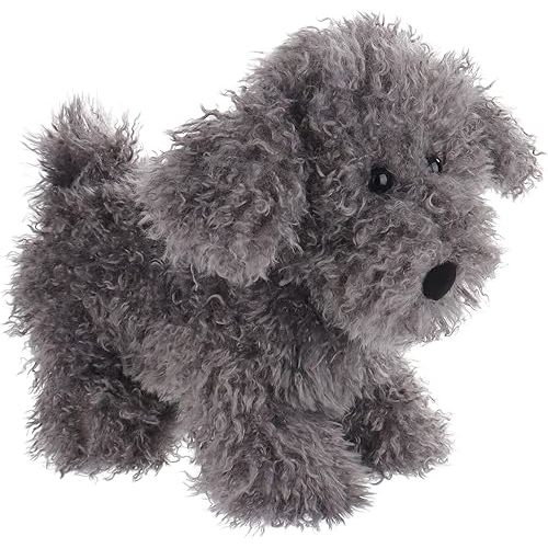 Apricot Lamb Toys Plush Dark Grey Poodle Dog Puppy Stuffed Animal Soft Cuddly Perfect for Child 8.3 Inches