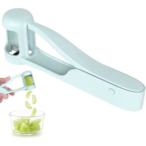 WhiteRhino Grape Cutter Grape Slicer for Toddlers,Grape Cherry Tomato Strawberry Cutter Quarter Slicer tool For Vegetable Fruit Salad Cake Decoration,Stainless Steel kitchen Gadget Fruit cutter