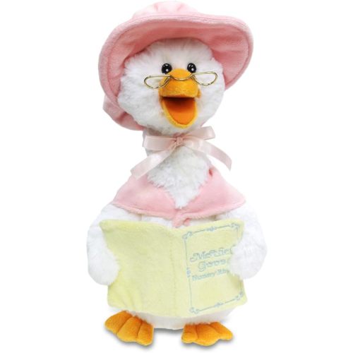 Mother Goose Animated Stuffed Animal Reads Nursery Rhymes, 14”