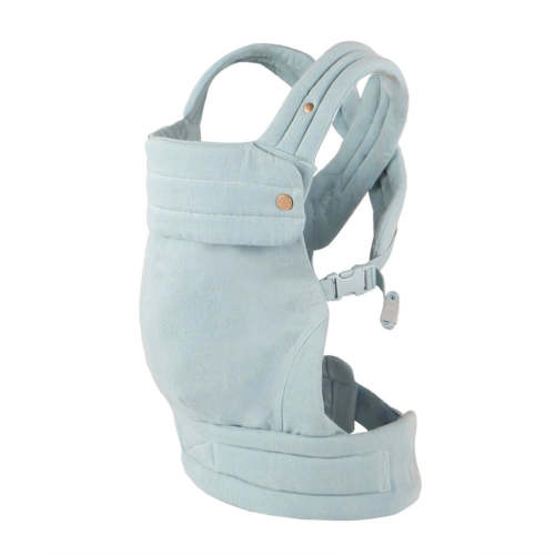 Nest Blanche Baby Carrier Newborn to Toddler (7-35lbs) | Ergonomic Cozy Wrap with Lumbar Support | Ultra-Soft Cotton Fabric | Adjustable & Hands-Free for Travel & Daily Use