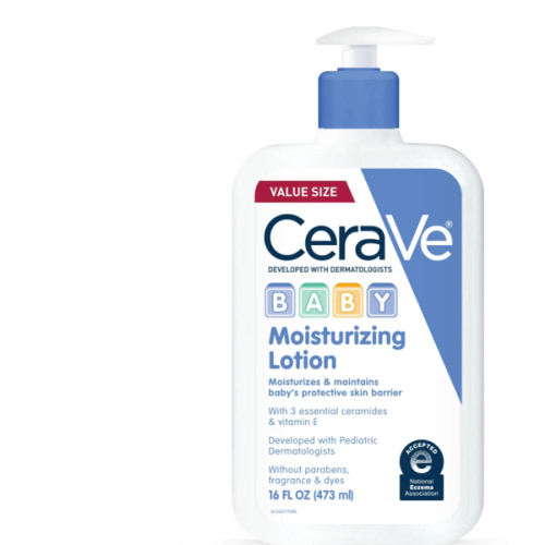 CeraVe Baby Lotion, Lightweight Moisturizing Face & Body Lotion for Baby and Toddler, 16 oz