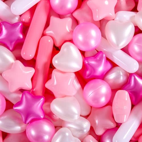 STARBOLO Ball Pit Balls for Toddlers - Pack of 150 BPA Free Phthalate Free Crush Proof Plastic Pit Balls Pearl Colors Play Toys for Kids Ball Pit, Pool,Play Tent,Party